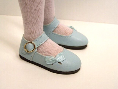 Lt blue Sidebow Doll Shoes For 14'' Kish Chrysalis Lark Wren Piper Raven (Debs)