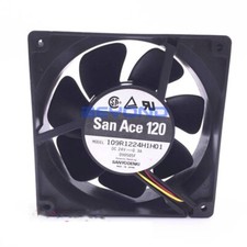 1PC NEW for Sanyo 109R1224H1H01 12038 24V 0.3A 3Pin Cooling Fan