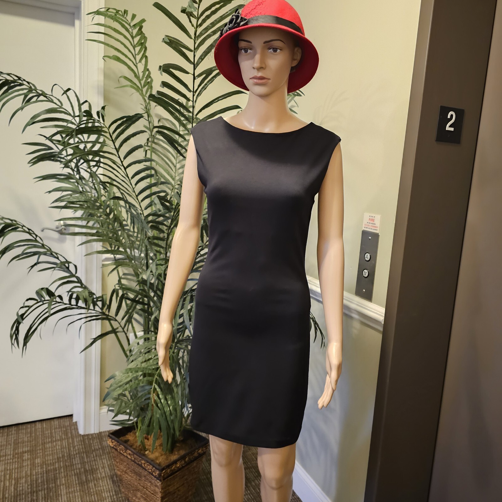 FILA THE ROW Mini ABITO nero senza maniche taglia small