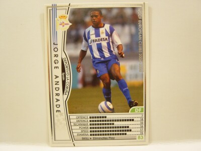 Panini WCCF 2004-05 Jorge Andrade 1978 Portugal No.14 Deportivo La