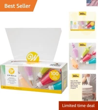 Mess-Free Baking with 100 Clear Disposable Decorating Bags - Wilton Quality