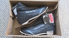 Salomon RC8 Nocturne Prolink Langlaufschuhe unisex EUR Gr 40 schwarz weiß blau