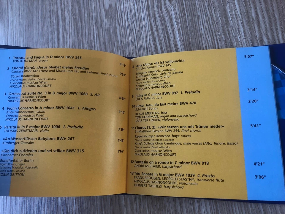 CD BACH AN INTRODUCTION TO THE COMPLETE BACH EDITION 2000 RARE - Bild 3 von 4