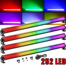 4x RGBW LED DMX Stage Wall Wash Bar Light Strobe Effect DJ Party Beam Light Bar