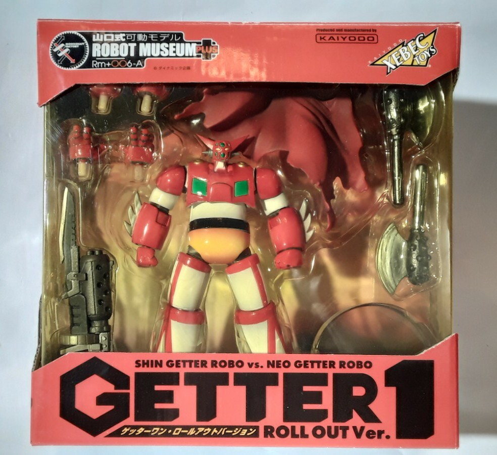 REVOLTECH GETTER 1 001 可動式フィギュア Amazon.com: Shin Getter Kaiyodo Revoltech Super Poseable