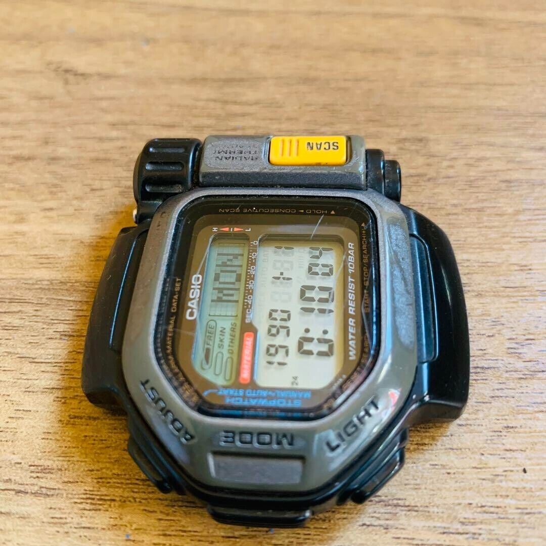 Rare CASIO TSR-100 Thermo Scanner digital watch men from Rare CASIO TSR-100 Thermo Scanner digital watch men from