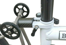 UK SELLER for Brompton Pair Litepro Superlight Easy Alloy Wheels & Bolts