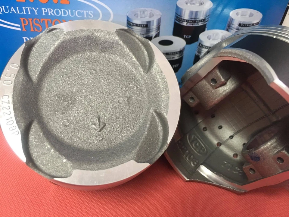 Pistones de teflón Vitara YCP 75,5 mm anillos NPR LowComp para Honda Crx Civic D16 Turbo Foto 2 de 4