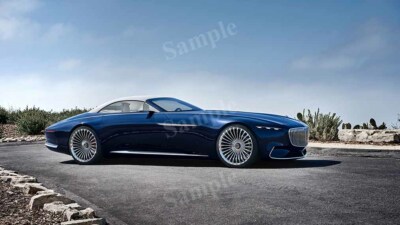 Vision Mercedes Maybach 6 Cabriolet 2018 High Res Wall Decor Print Photo Poster