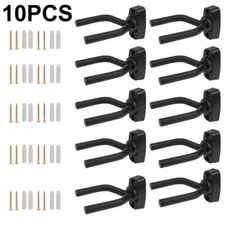 1-10 PCS Pack Guitar Hangers Hook Holder Wall Mount Hanger Display Instrument