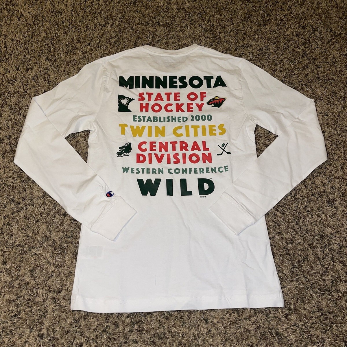 売れ筋商品|||コンセプトスポーツ カットソー トップス レディース Women's White Minnesota Wild Accord Hacci Long Sleeve Hoodie T-shirt White Minnesota Wild Shirt Womens XL NHL White Long Sleeve Shirt