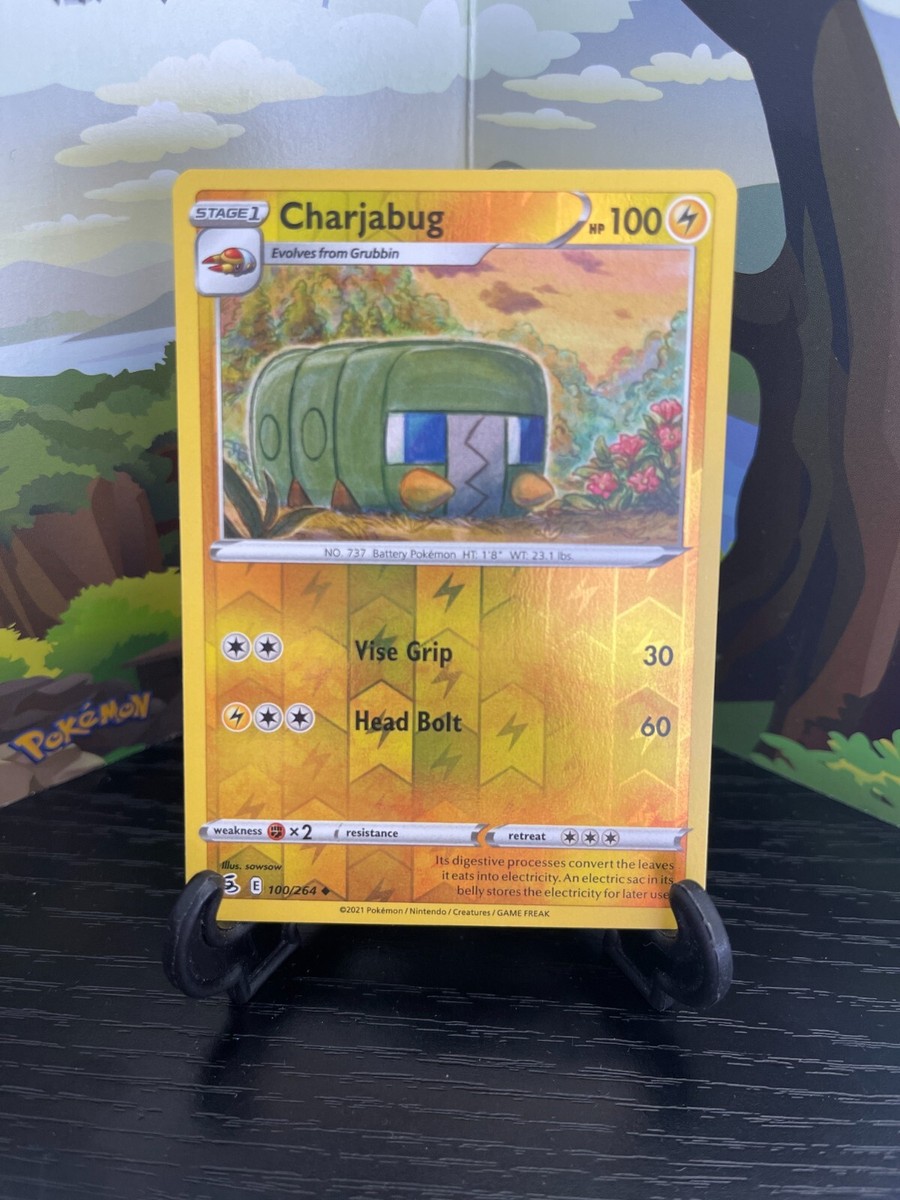 Charjabug 100/264 - Fusion Strike - Reverse Holo - Uncommon