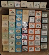LOT of 54 Vintage Antique Player Piano Music Rolls Aeolian QRS Mel-O-Dee
