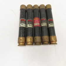 Bussmann FRS-R-12 Fusetron 12A 600V Time Delay Class RK5 Fuse Lot Of 5