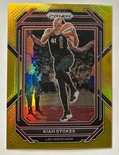 2023 Panini Prizm WNBA GOLD Kiah Stokes Las Vegas Aces /10