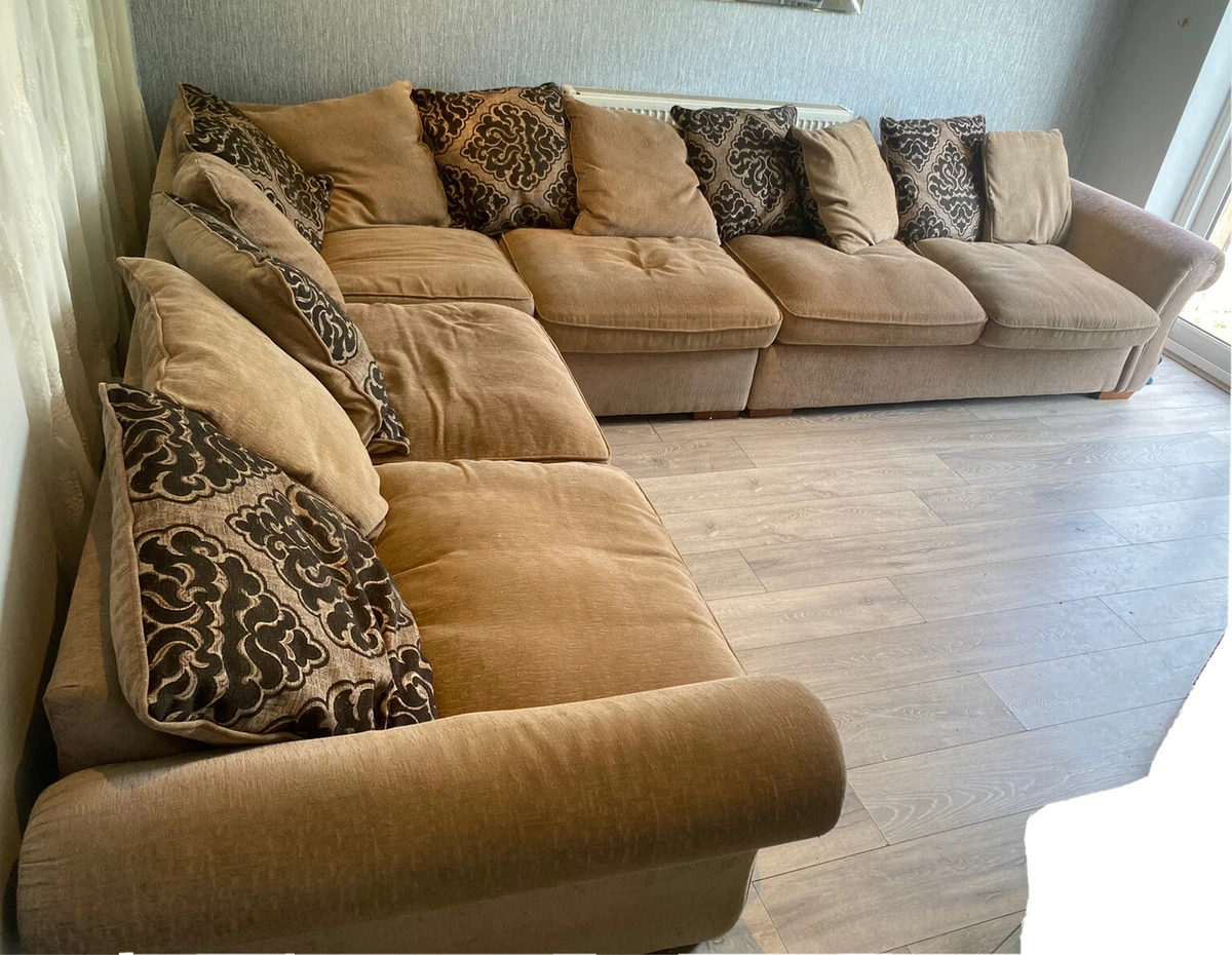 DFS HUGE CUSTOMISED CORNER SOFA eBay