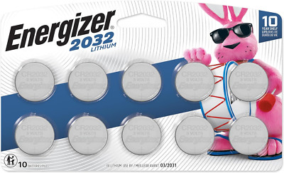 2032 Batteries (10 Pack), 3V Lithium Coin Batteries