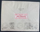 1929 Germany Graf Zeppelin LZ 127 Flight Cover to Sevilla Spain Label — photo 2