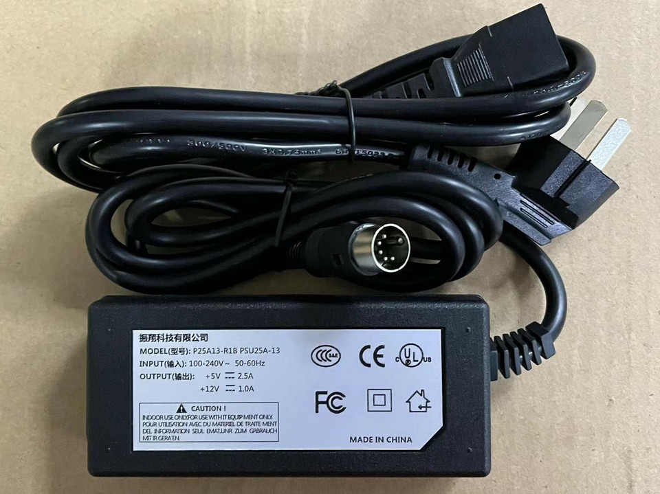 ELJINTEK, INC. PSU25A-13 Universal AC Adapter 5-Pin Power Supply ...