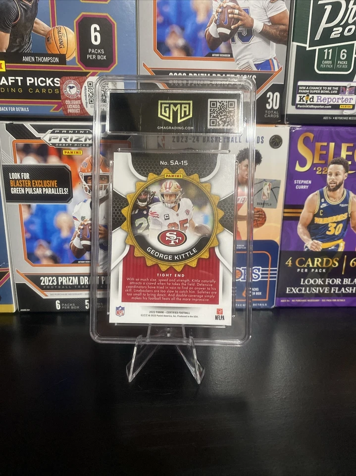 2022 Panini Certified Seal of Approval#SA-15 George Kittle - San Francisco 49ers - Image 2 of 2