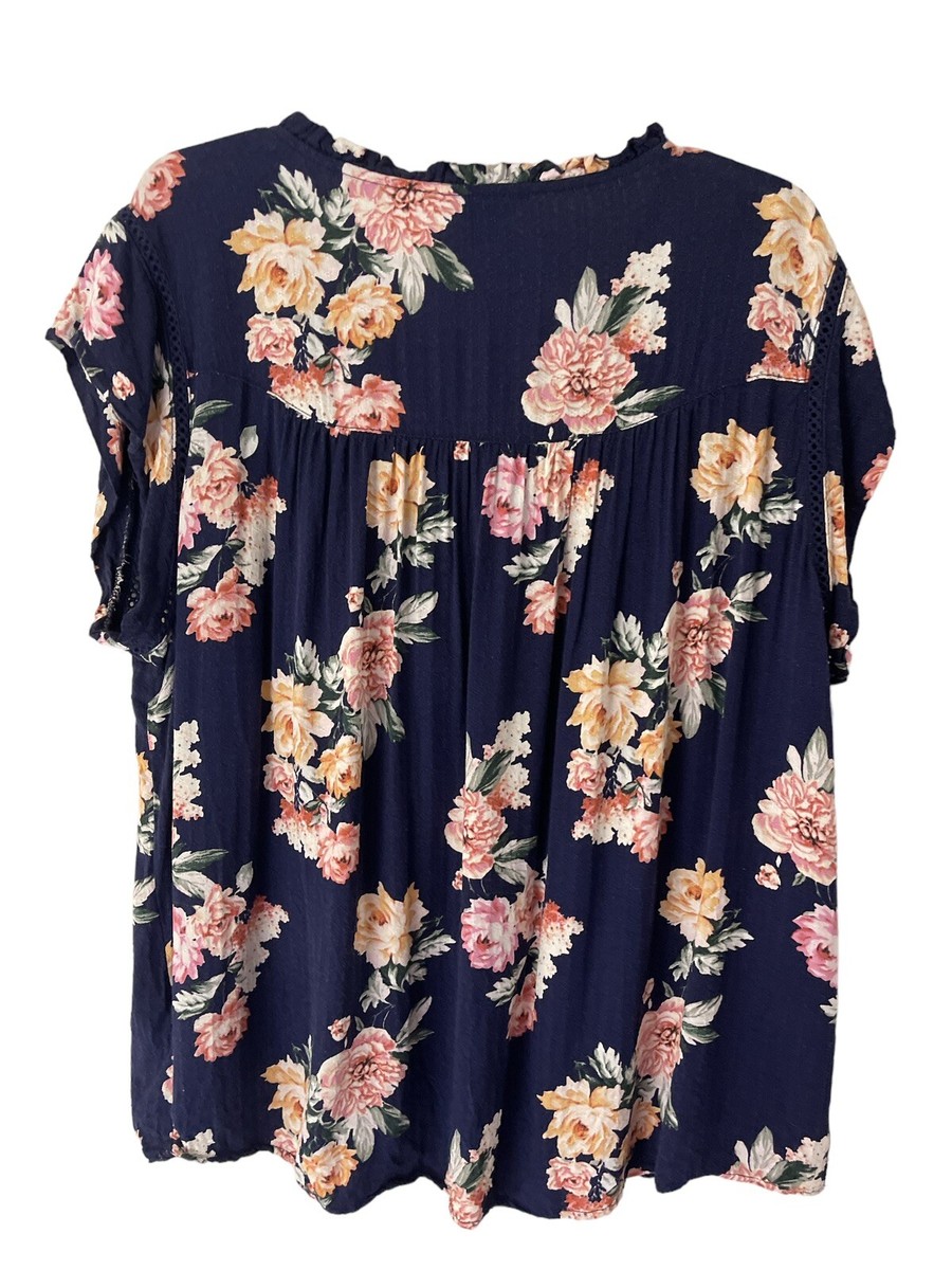Vintage ”DANA BUCHMAN\" floral blouse Women's Top Dana Buchman Brand Size Medium. | eBay
