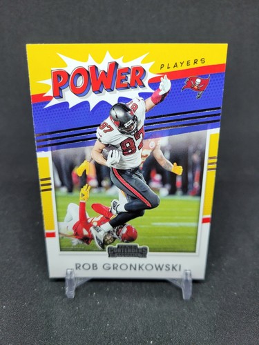Rob Gronkowski 2021 Panini Contenders Football Power Players INSERT No. PP-RGR