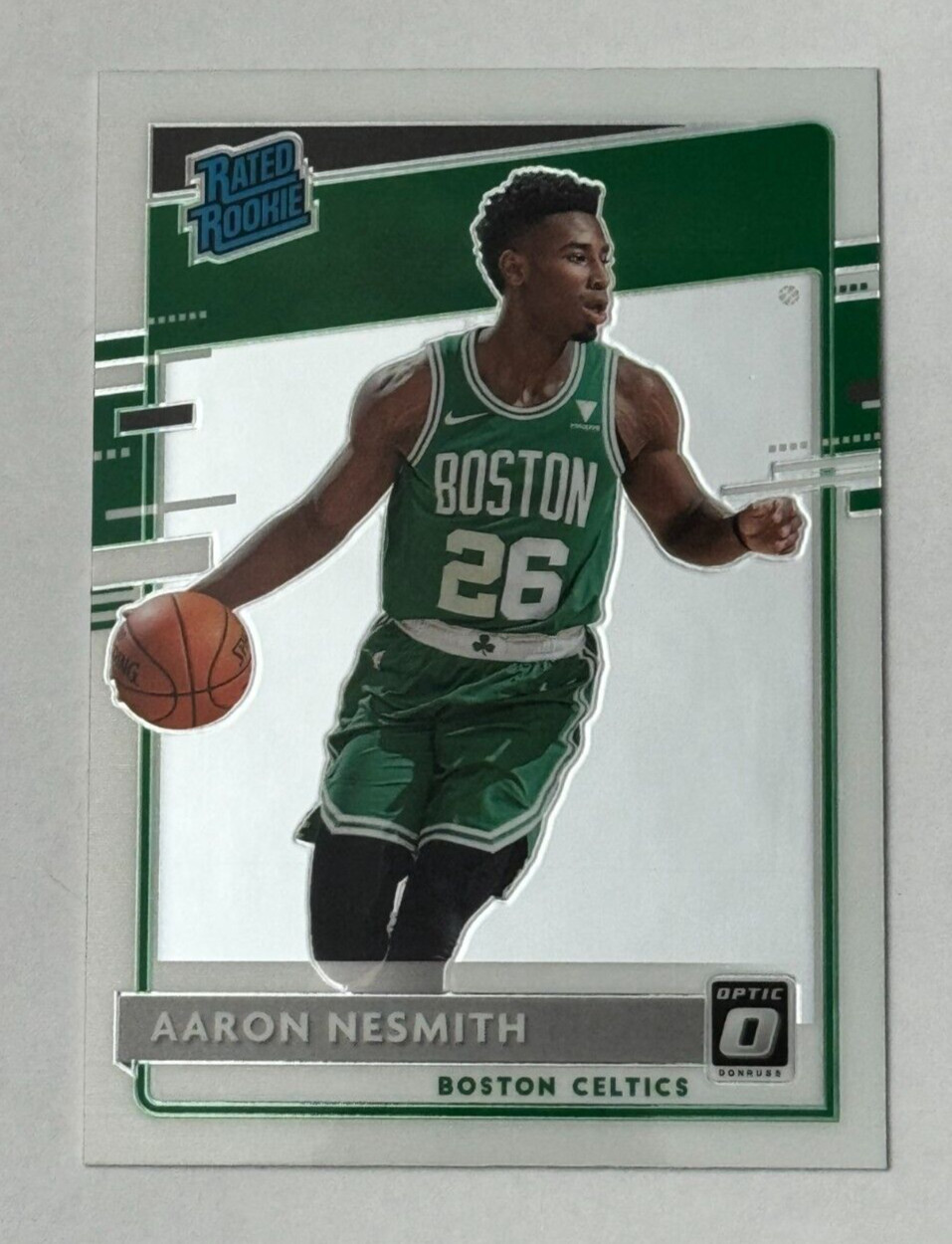 2020-21 Panini Donruss Optic Rated Rookie #164 Aaron Nesmith Boston Celtics