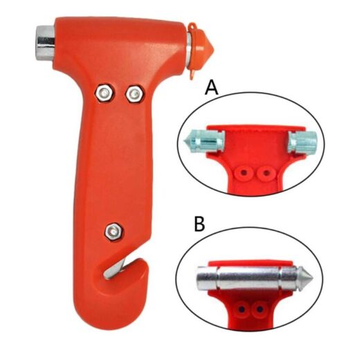 Auto Car Mini Useful Safety Hammer Practical 2 in 1 Fire Emergency Escape Hammer - Picture 1 of 17