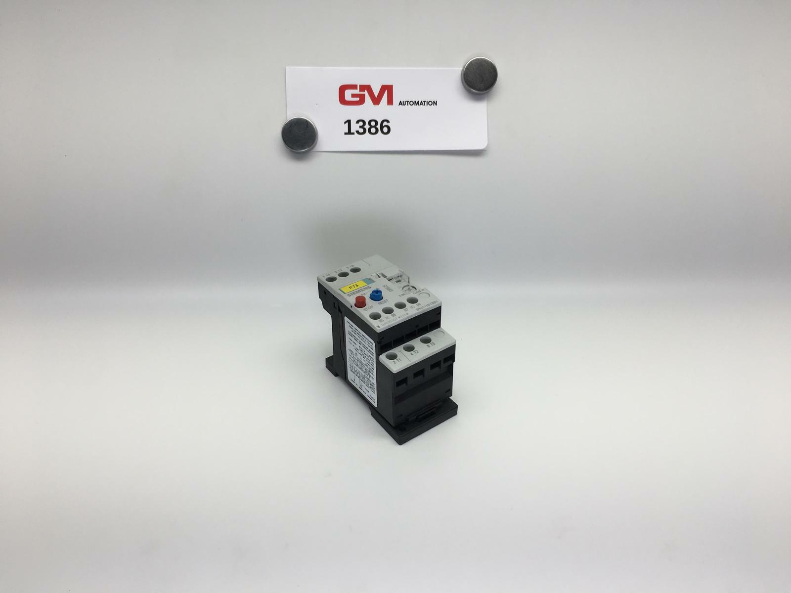 Siemens Overload Relay 3RU1116-1BB1 Motor Protection Relay 1.4-2A