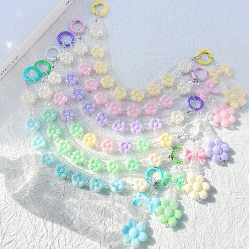 Fashion Keychain Phone Straps Colorful Floral Bowknot Bag Camera Lanyard Gift