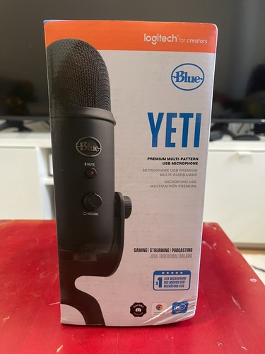 Logitech Blue Yeti Premium MultiPattern USB Condenser Microphone PC/Mac