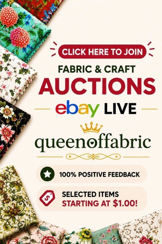 Fabric Fat 8ths Sunday Night