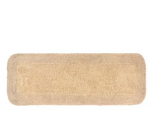 Radiant Rug X4708 100 Cotton Bath Rug 21" X 54" Runner Linen