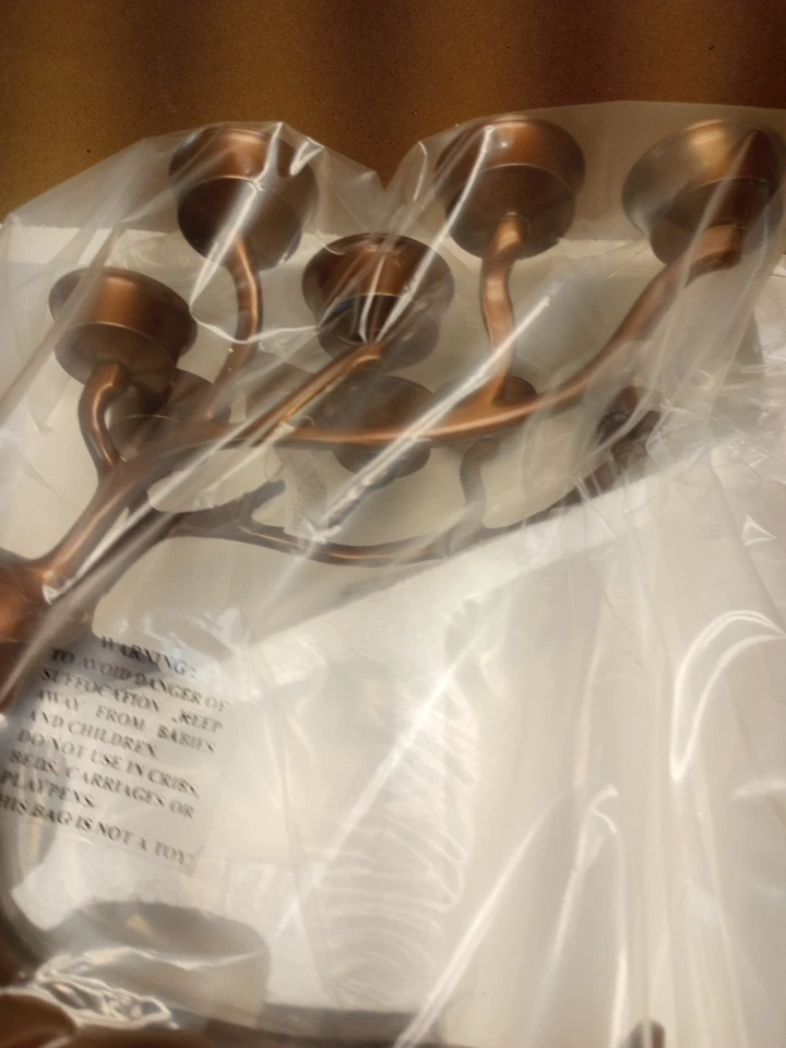 Copper Reindeer Candelabra Candle Holder Holiday Christmas 19" Made In India - Image 4 of 4