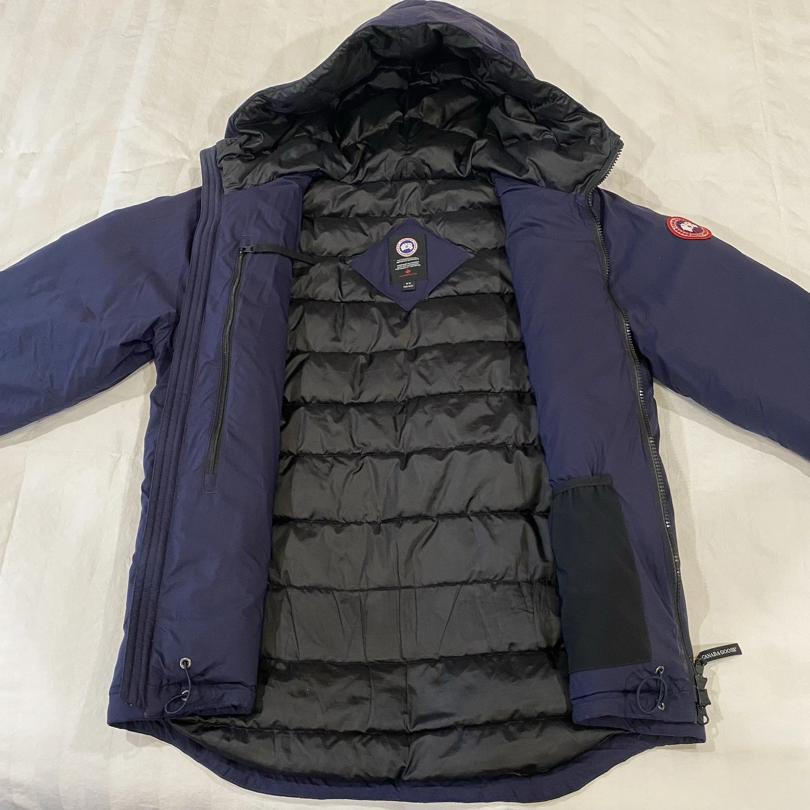 Canada Goose Lodge Hoody - Excellent - Mens Medium - Atlantic Navy - MSRP $950 image 7