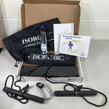 Isorobic Exerciser Set - Includes Manual, Foot Board, Padded Belt, DVD, Poster