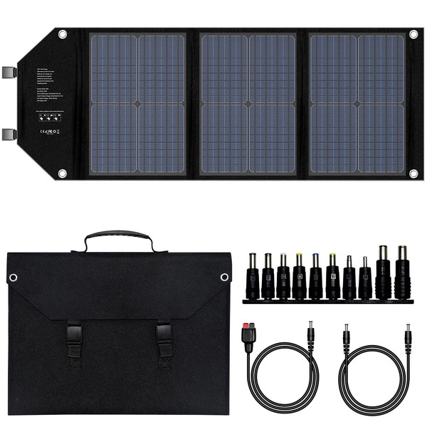 Tragbares Solarpanel Camping Faltbar Monokristallin USB-C Outdoor 60W-image