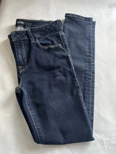 Hudson Krista Super Skinny Jeans Women’s 29 Mid Rise Stretch Denim Dark Wash