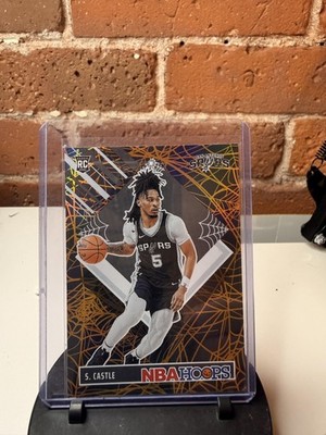 Stephon Castle 2024-25 Hoops Haunted Hoops #294 Holo Webs