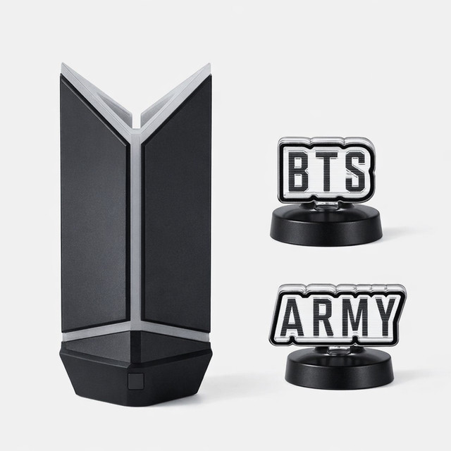 BTS OFFICIAL LIGHT STICK ARMY BOMB VER.4 CRADLE+ PARTS 2pcs SET-IN STOCK!