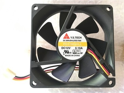 For YS FD128020HL 8020 8CM 12V 0.10A 8CM Mute Chassis fan #iw