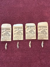 Ideal 1960s Motorific Slot Car Chassis Conversion Guide Pin Set Of 4 & Orig Bags