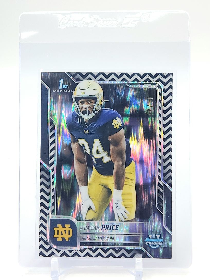 JADARIAN PRICE 2025 BOWMAN U CHROME 1ST BLACK WHITE STEALTH /48 Q2754