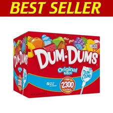 Classic Flavor Bulk Lollipops - 2,300 Count Individually Wrapped Candy Mix