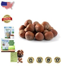 Raw Oregon Hazelnuts In Shell 6 LBS Whole Unshelled Buttery Taste