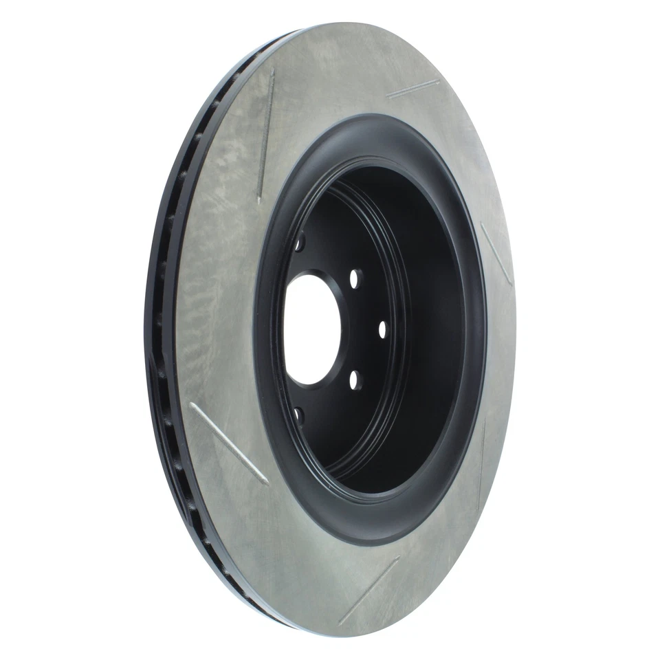 For Infiniti Q50 14-19 Sport Slotted 1-Piece Rear Driver Side Brake Rotor Foto 3 de 4