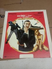 1981 GOLDFINGER James Bond 007 CED RCA/UA VideoDisc Selectavision - Sean Connery