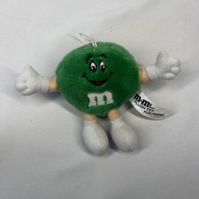 Green M&M Vintage Plush Toy  Fun Friend  1994
