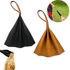 Dog Leather Bite Rag Durable Ropes Training Tug War Toys Interactive puppy Play