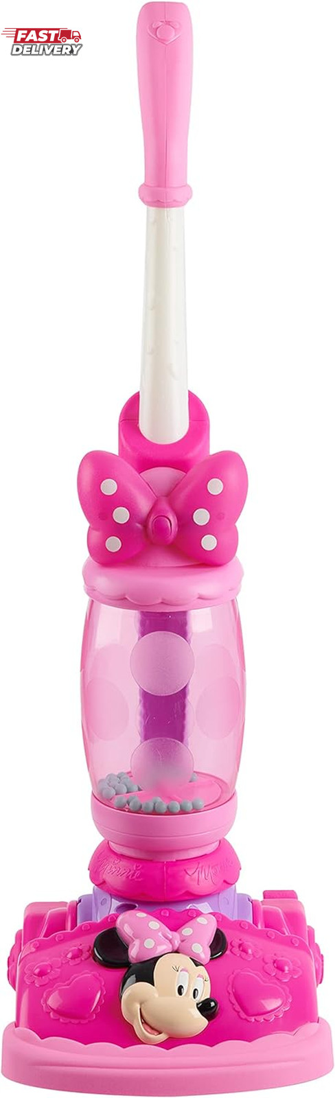 Disney Junior Minnie Mouse Twinkle Bows Play Vacuum with Lights and Realistic So